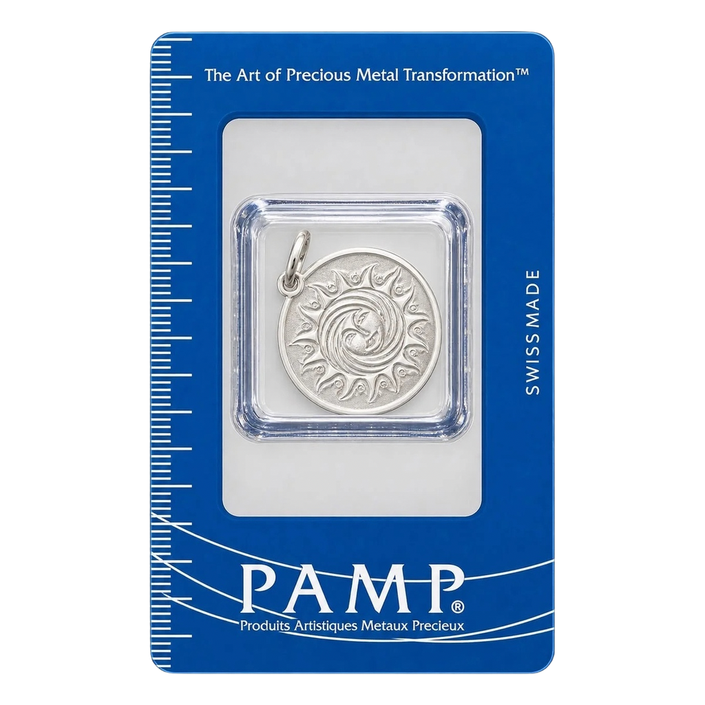 Pamp Suisse Fine Silver 5g Sun Pendant – product view