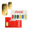 COCA COLA CAN 3000 FRANCS CFA 1/1000 OZ PURE GOLD COIN CARD – RÉPUBLIQUE DU TCHAD