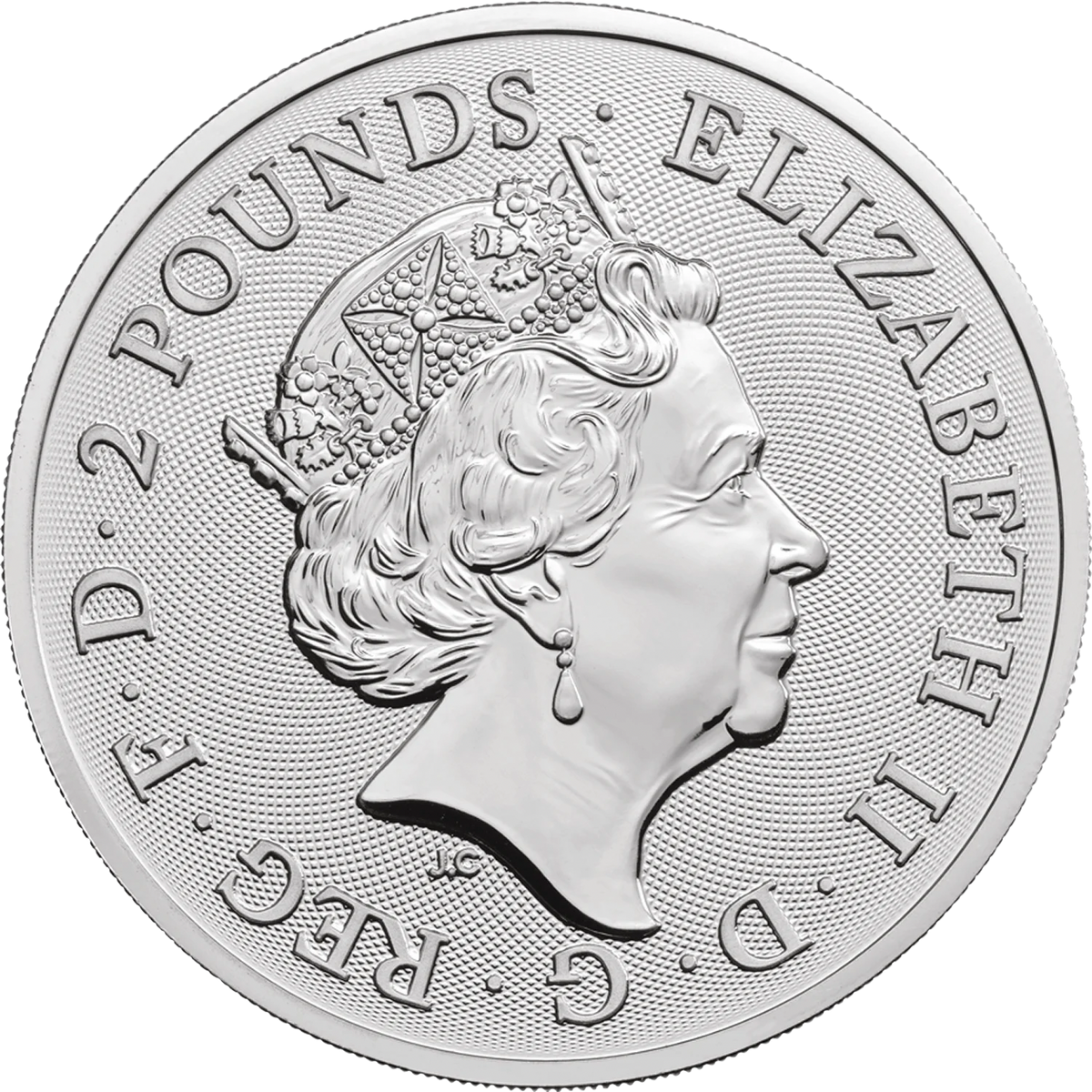 2019 UK Lunar Year of the Pig 1 oz Silver Coin Pre-Owned