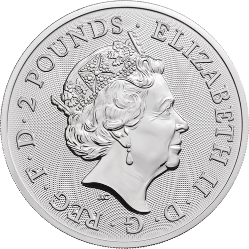 2019 UK Lunar Year of the Pig 1 oz Silver Coin Pre-Owned – additional view