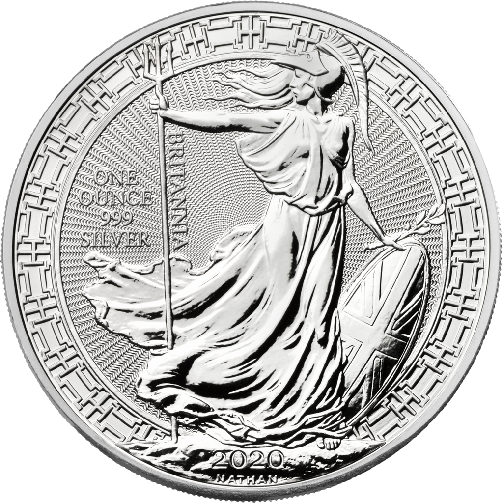 2020 Britannia Oriental Border 1 oz Silver Coin Pre-Owned