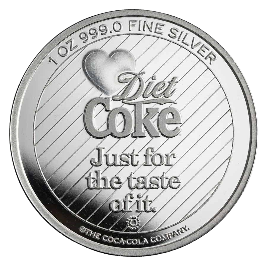 Diet Coke 1oz Silver TEP