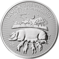 2019 UK Lunar Year of the Pig 1 oz Silver Coin Pre-Owned