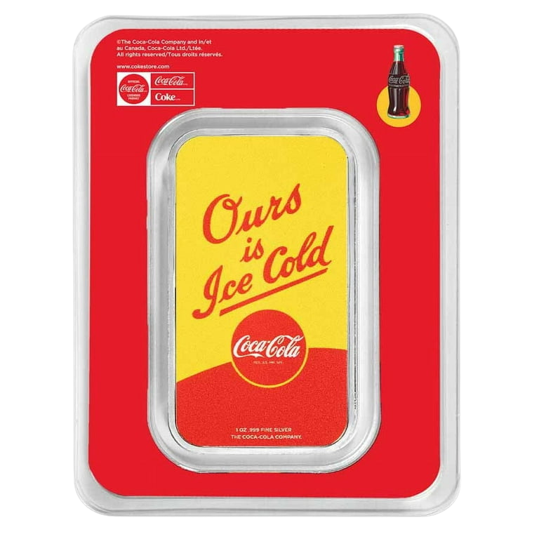 Coca-Cola® 1 oz Silver Summer Fun Colorized Bar (in TEP)