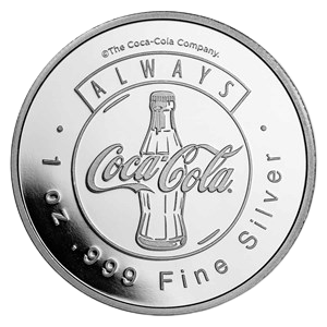 Coca-Cola® 1 oz Silver Polar Bear Round in TEP