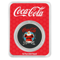 Coca-Cola® 1 oz Silver Santa 95th Anniversary Round in TEP