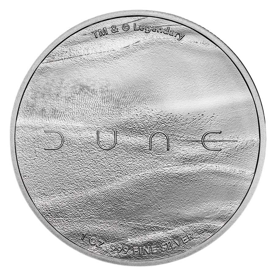 DUNE® Sand Worm Colorized 1 oz Silver Round in TEP