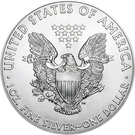 Best Value 1 oz Silver USA Eagle Bullion Coin Pre-Owned Mixed Year