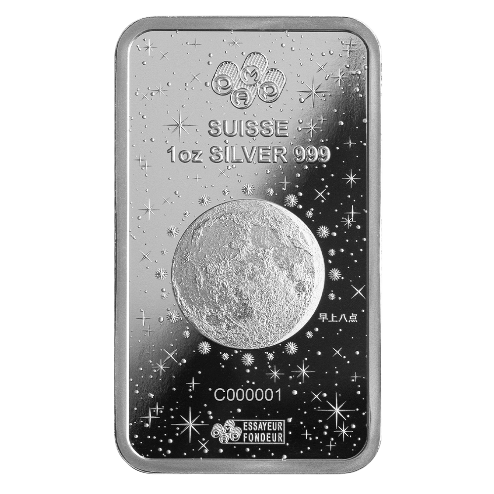 2024 Pamp Lunar Year of the Dragon - Legend of the Azure Dragon 1oz Silver Bar