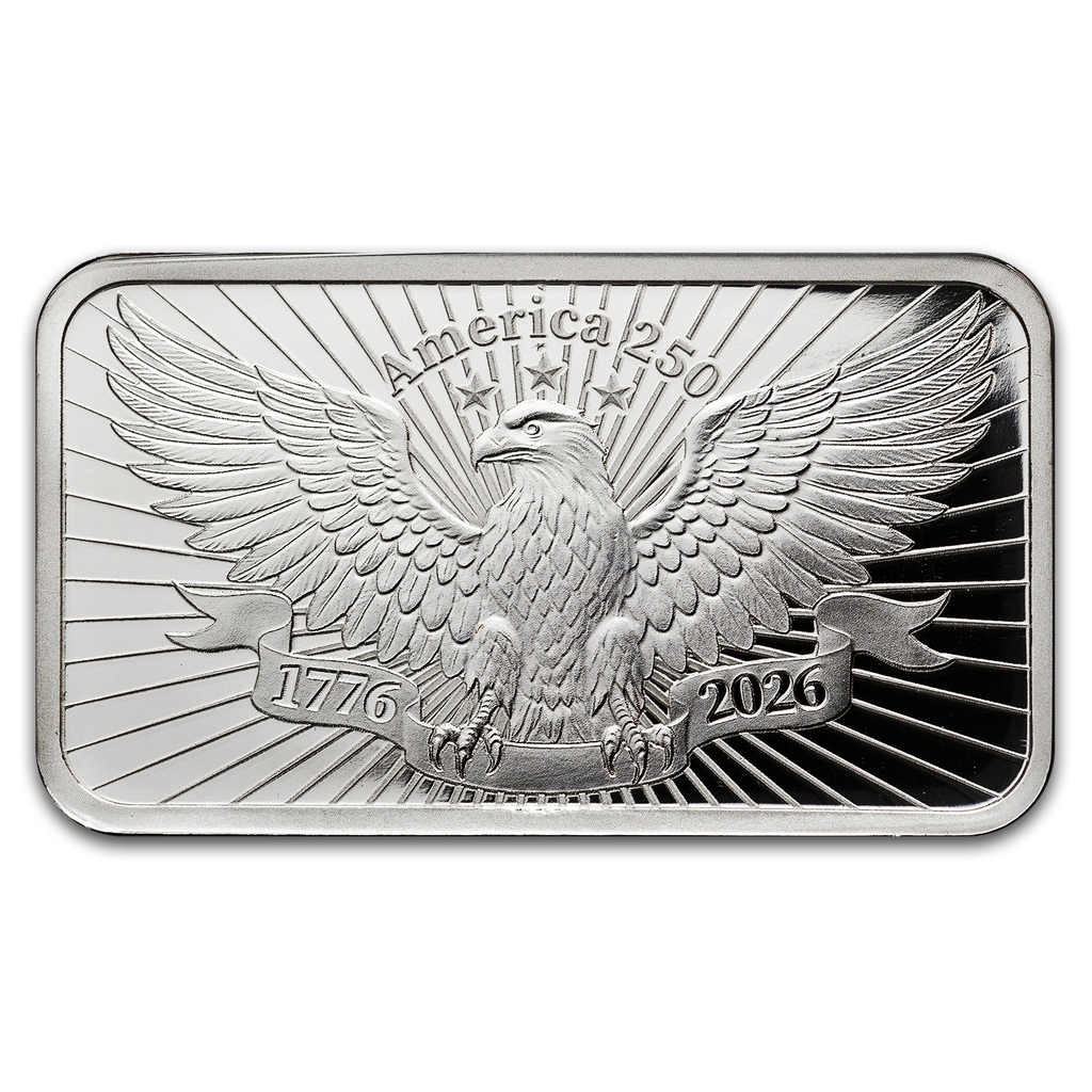 Pamp 1oz Silver 250th Anniversary of USA Eagle