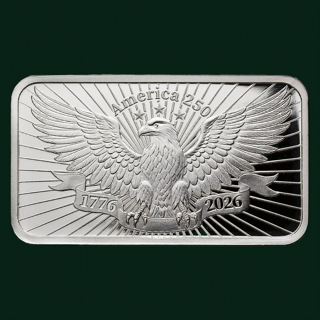 Pamp 1oz Silver 250th Anniversary of USA Eagle