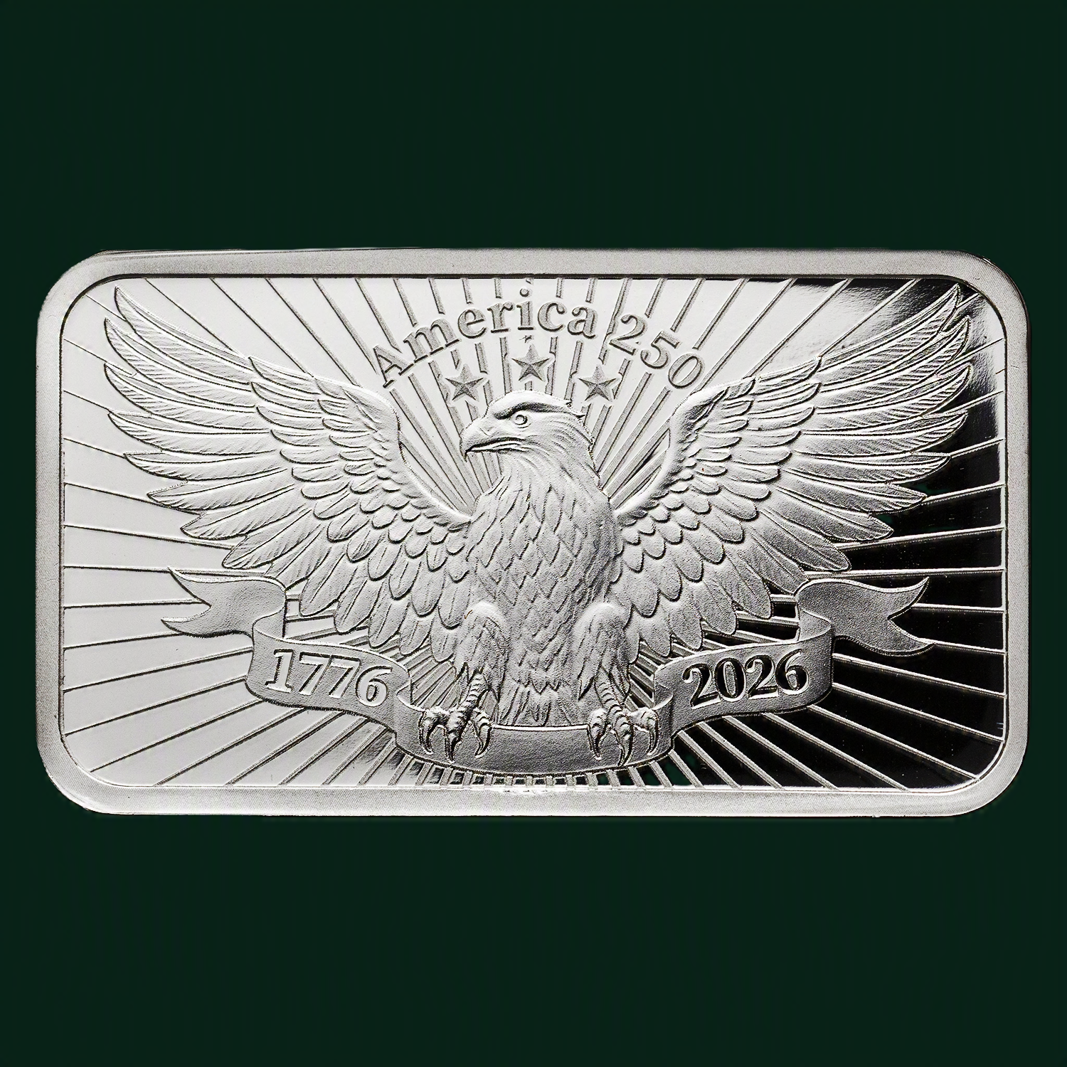 Pamp 1oz Silver 250th Anniversary of USA Eagle