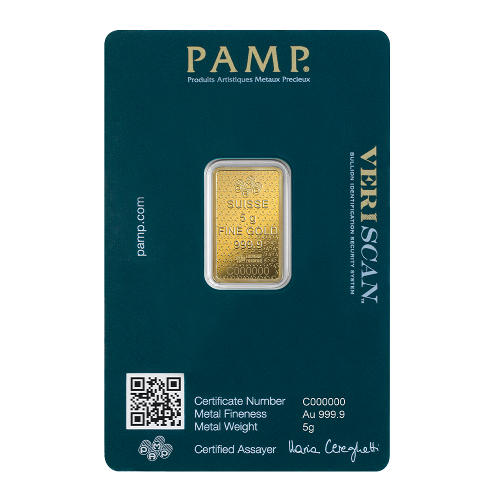 Pamp Lady Fortuna™ 45th Anniversary 5g Gold Bar