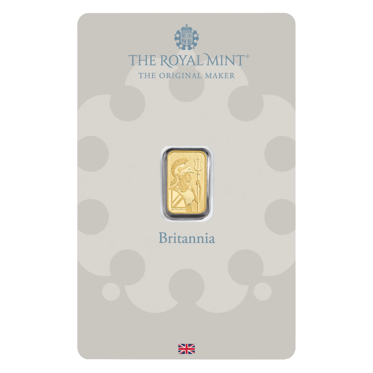 Britannia 1g Gold Bullion Minted Bar | .9999 Fine Gold