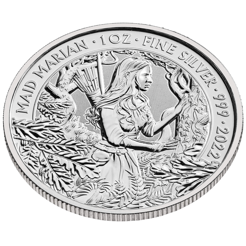 2022 Maid Marian 1 oz Silver Bullion Coin Pre-Owned – additional view