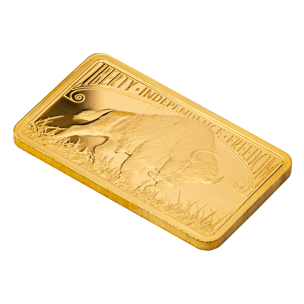 Pamp America the Free 5g Pure Gold Bar - American Buffalo