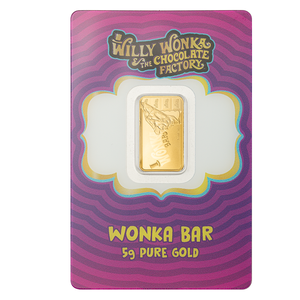 Pamp 5g Pure Gold Bar - Wonka Chocolate