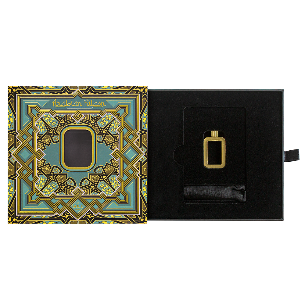 Pamp Arabian Falcon 5g Pure Gold Bar with Pendant Frame