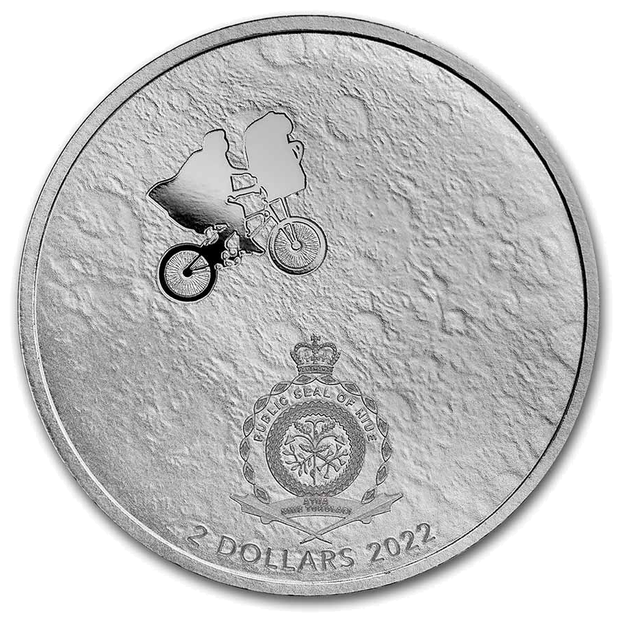 2022 Niue E.T. 40th Anniversary 1 oz Silver Coin – issuer side