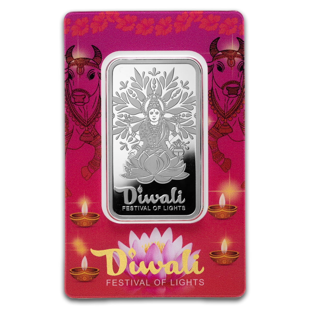 PAMP Diwali & Sacred Cow 1 oz Silver Bar