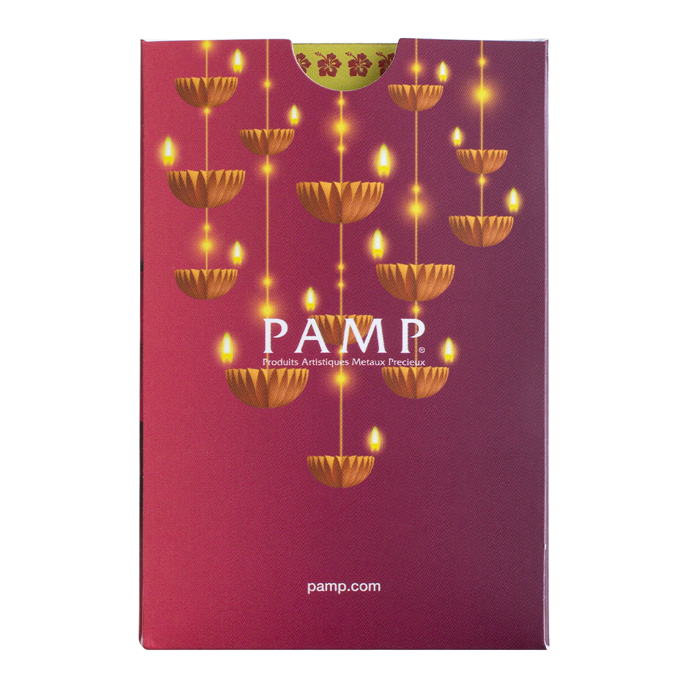 Pamp 2024 Diwali - Lakshmi & Peacocks 5g Pure Gold Bar