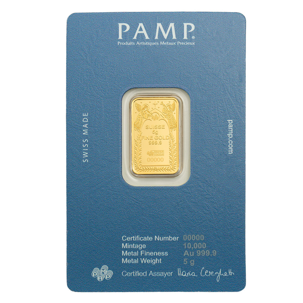 PAMP The Nativity 5g Gold Bar