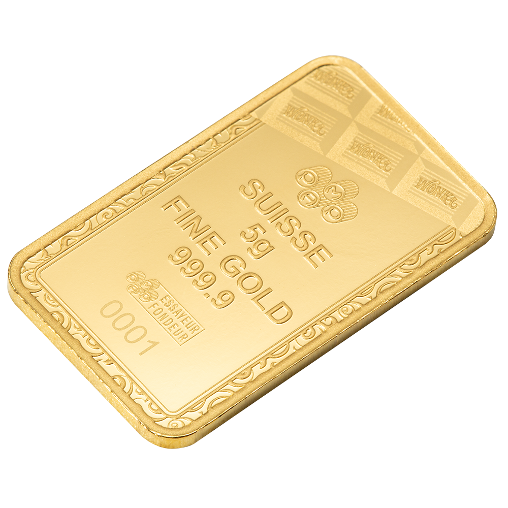 Pamp 5g Pure Gold Bar - Wonka Chocolate