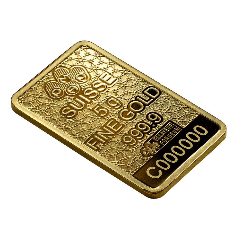 Pamp Arabian Horse 5g Pure Gold Bar with Pendant Frame