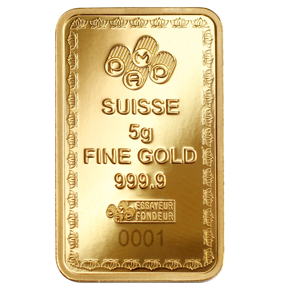 Pamp Diwali - Lakshmi 5g Pure Gold Bar
