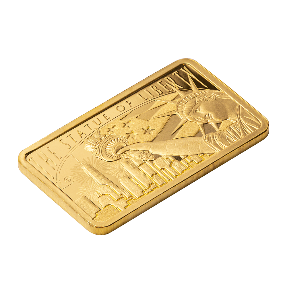 Pamp America the Free 5g Pure Bar Gold - Statue of Liberty