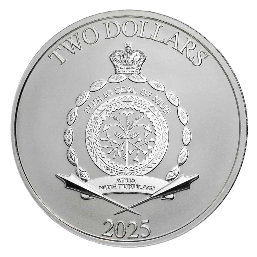 2025 Niue Disney Mickey Christmas 1 oz Silver Coin Pre-Owned – additional view