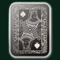2026 PAMP 1 oz Silver Queen of Spades Shaped Coin