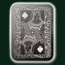 2026 PAMP 1 oz Silver Queen of Spades Shaped Coin