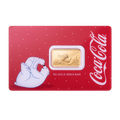 Pamp Coca Cola Holiday Polar Bears 5g Gold Bar