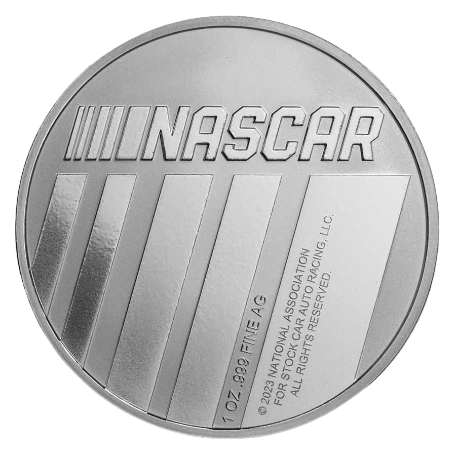 NASCAR 75th 1 oz Silver Struck Round in TEP – additional view