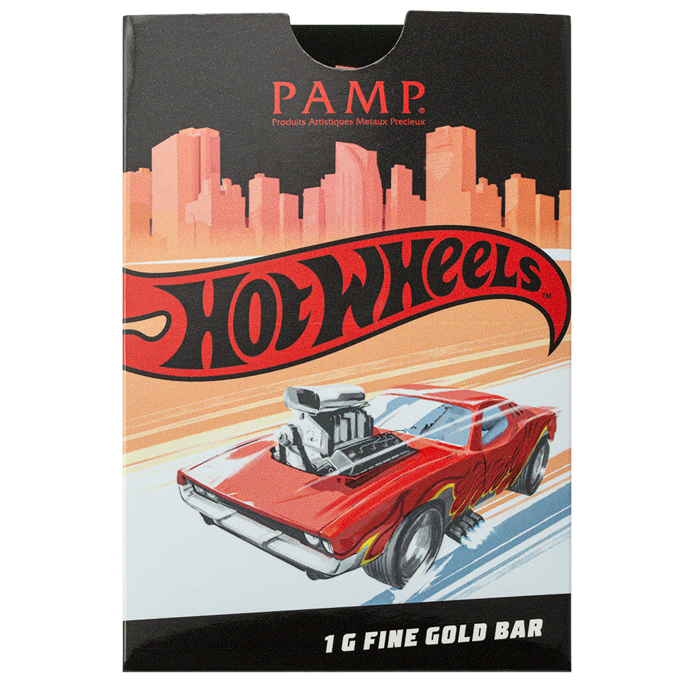 Pamp Hotwheels 1g Gold Bar