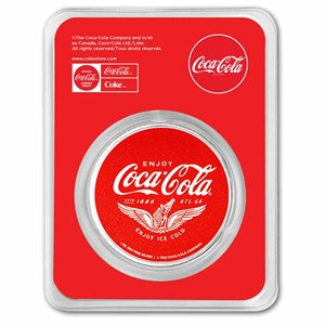 Coca-Cola® 1 oz Silver Colorized Round Route 66 (in TEP)