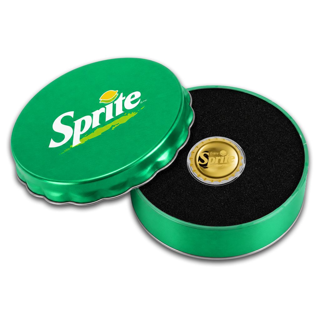 2026 Niue Gold Sprite® Bottle Cap with Box & COA 1.2 gram