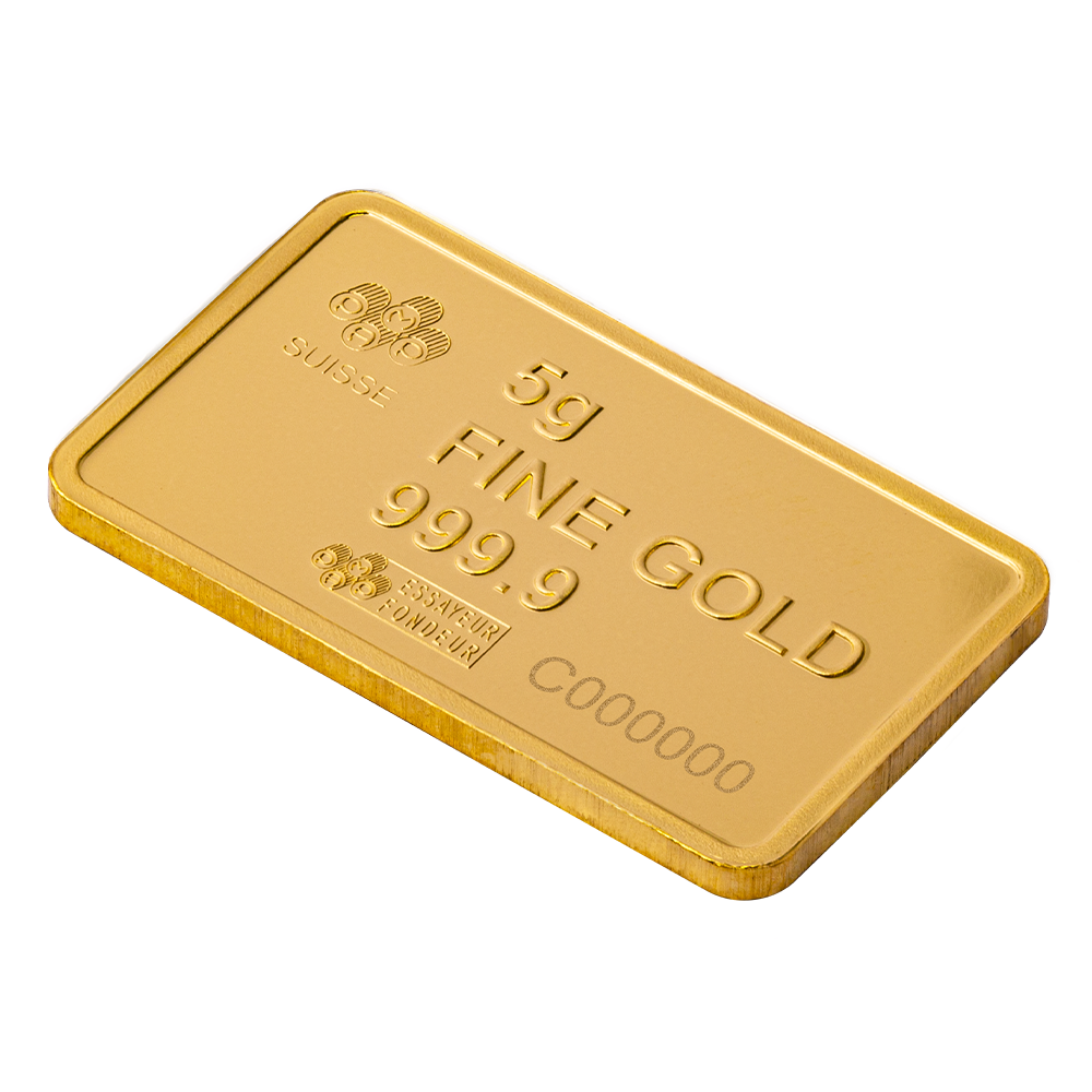 Pamp America the Free 5g Pure Gold Bar - American Buffalo