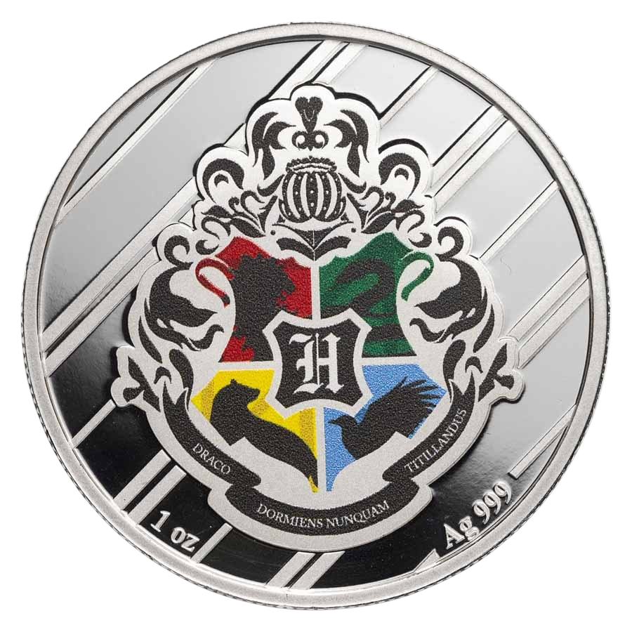 Harry Potter Ravenclaw Colorized 1 oz Silver Round in TEP – additional view