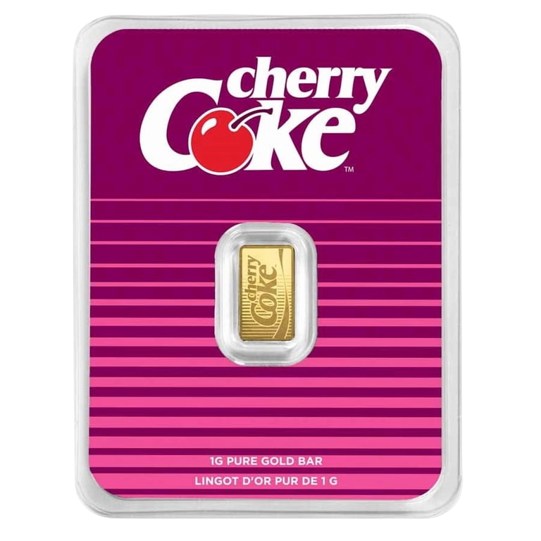 1 Gram Gold Bar in TEP - Coca-Cola® Cherry Coke