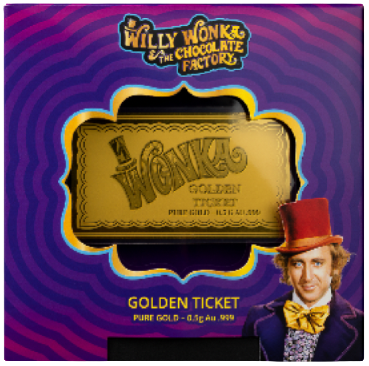 WILLY WONKA Golden Ticket Samoa 2027 50$ 0.5 g Gold Coin