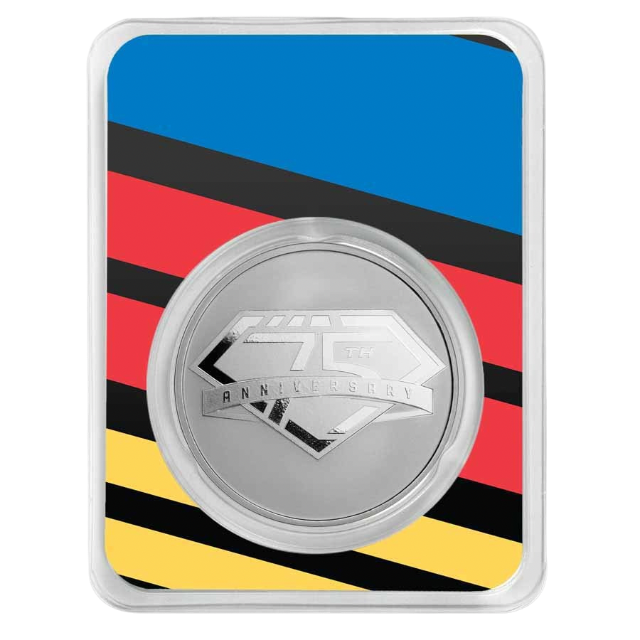 NASCAR 75th 1 oz Silver Struck Round in TEP – product view