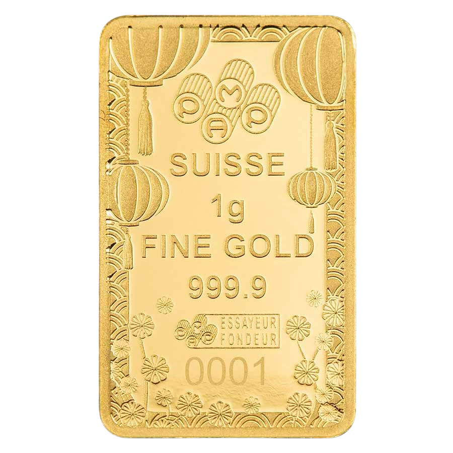 PAMP Lucky Cat 1 Gram Gold Bar