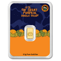 Peanuts - It's the Great Pumpkin 60th Anniversary 0.5g Gold Bar – product view