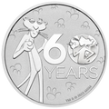 2024 Tuvalu Pink Panther 60th Anniversary 1 oz Silver Coin Pre-Owned