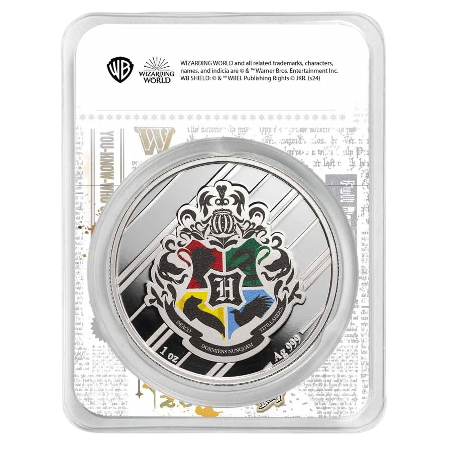 Harry Potter Gryffindor Colorized 1 oz Silver Round in TEP – additional view