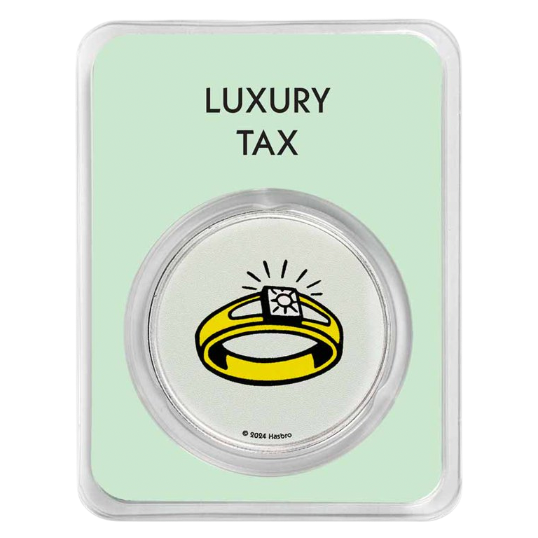 2024 Samoa Monopoly Board Space: Luxury Tax 1 oz Silver Coin in TEP