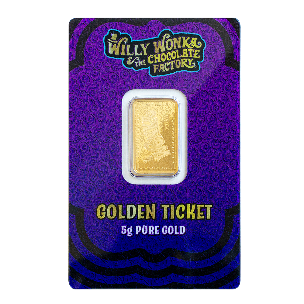 Pamp Willy Wonka® - 5g Pure Gold Bar