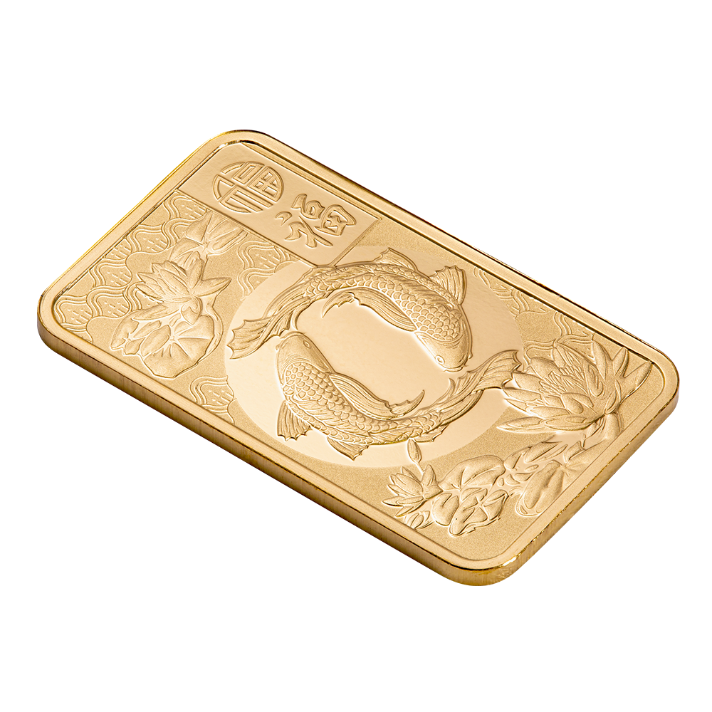 Pamp Good Luck - Koi Fish 5g Pure Gold Bar